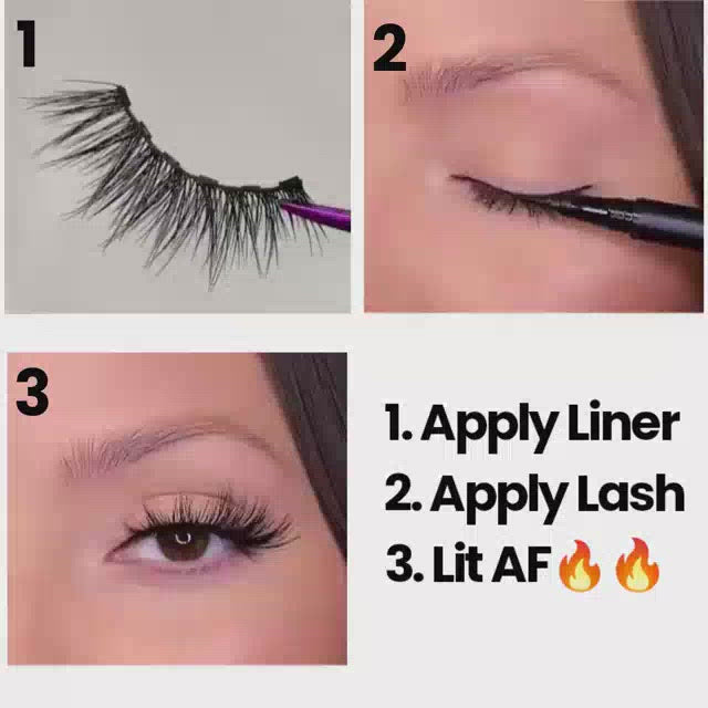 how to apply magnetic eyelashes